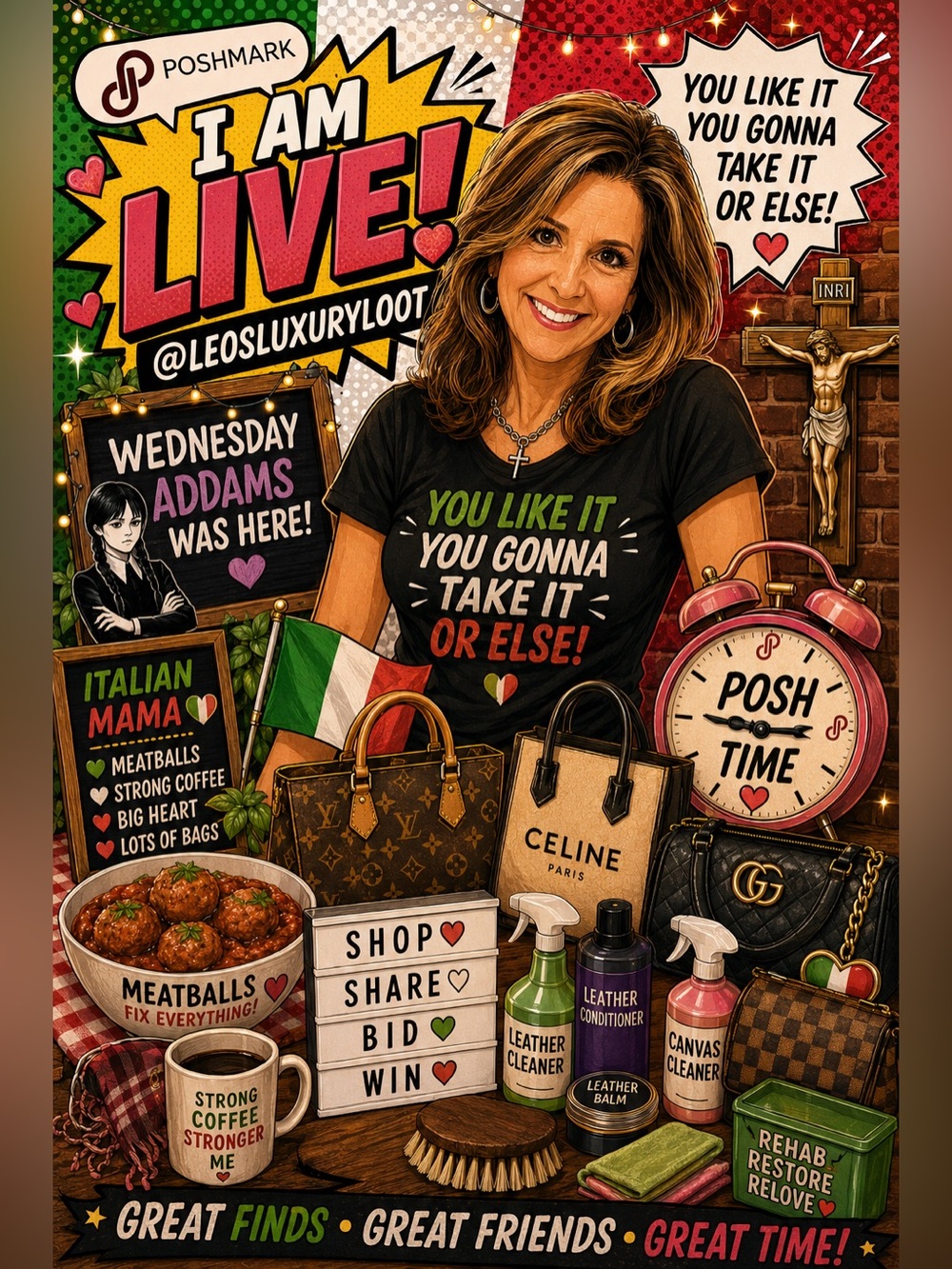 Leosluxuryloot is LIVE! If you purchase this I CAN’T Cancel.